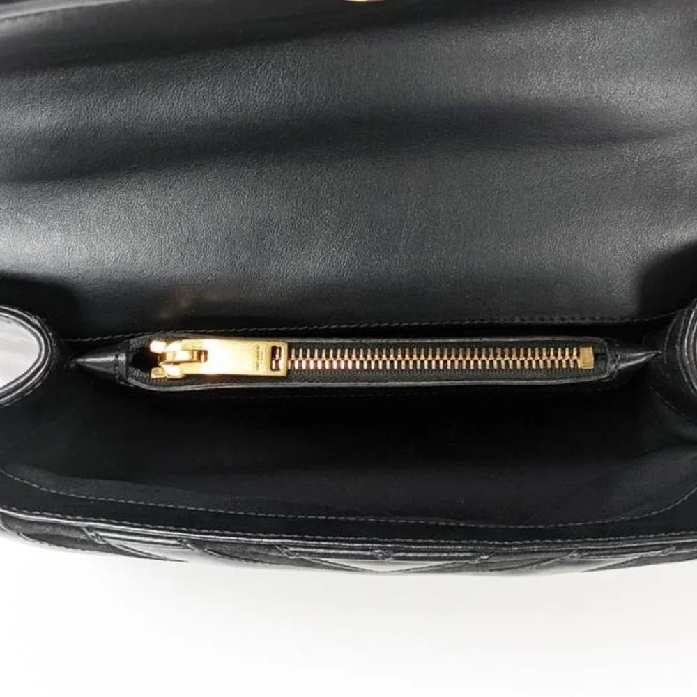 SOLDSaint Laurent Monogram College Medium Black Suede Leather Satchel - Picture 3 of 8